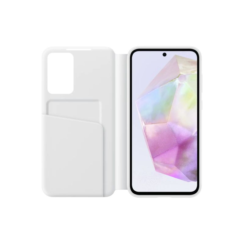 ZA356CWEGWW Smart View Wallet Case for Samsung Galaxy A35 White