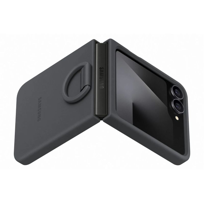 PF741TBEGWW Silicone Case Samsung Galaxy Flip7 FE, Black