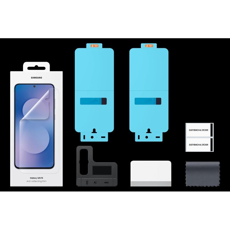US731CT Anti-reflecting Film Case Samsung Galaxy S25 FE, Transparent