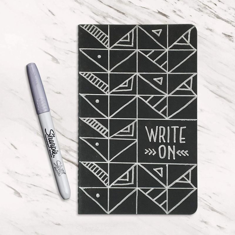 Marker Sharpie, hõbedane