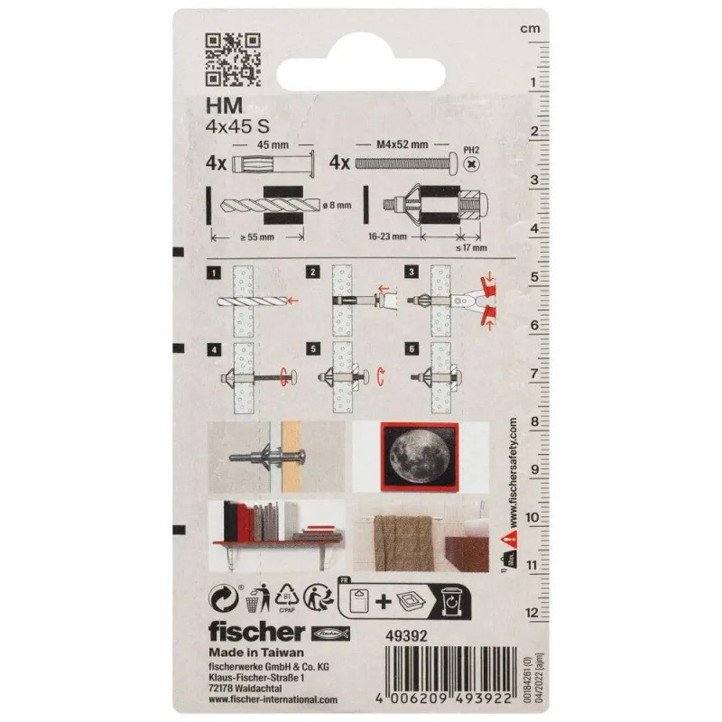 Fischer enkurs, GKP 4x45, 4 gab.