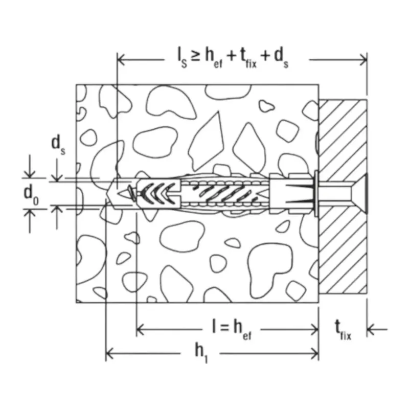 Kaiščiai su varžtu UX 14 x 75 mm, 2 vnt.
