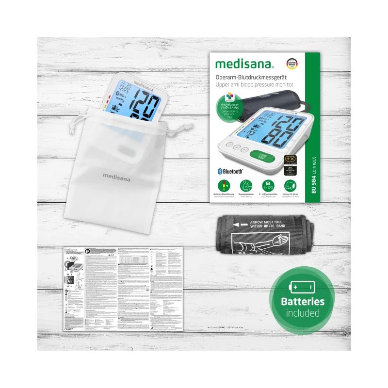 Medisana BU 584 Connect Upper Arm Blood Pressure Monitor white