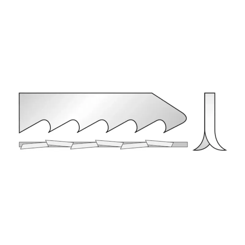 Pagarinātas figūrzāģa zāģlapas 230 mm. MPS, 2 gab.