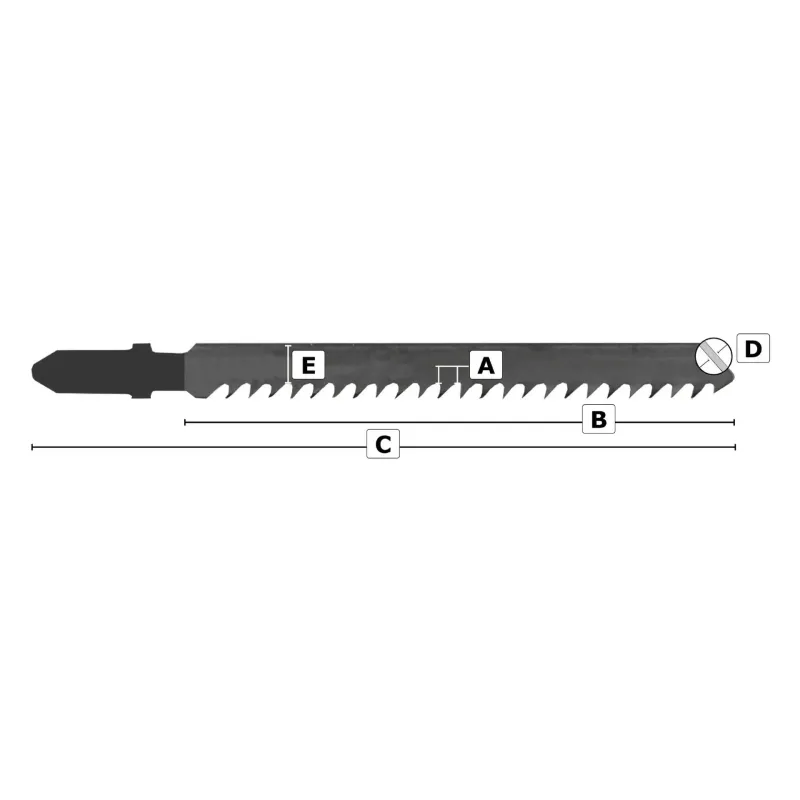 Prailginti siaurapjūklio pjūkleliai 230 mm. MPS, 2 vnt.
