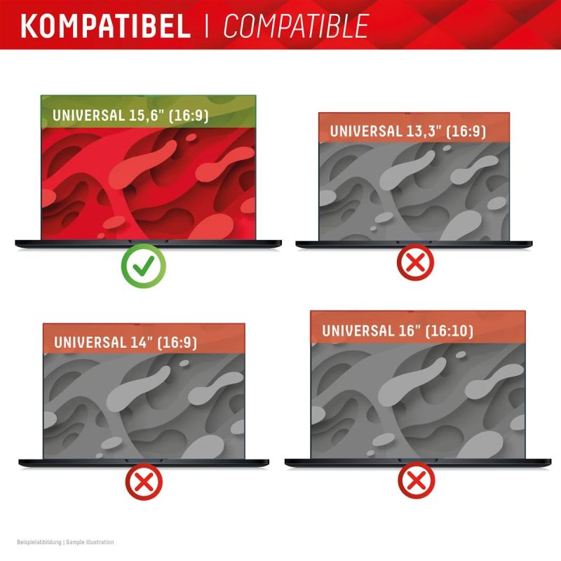 DISPLEX Privacy Safe Uni ,Frameless, 15,6, 16:9