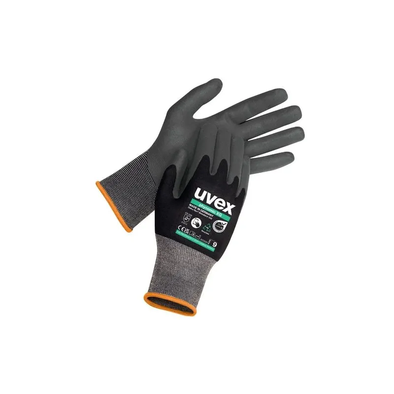 Aizsargcimdi ar PU pārklājumu UVEX Phynomic XG, 9 izmērs