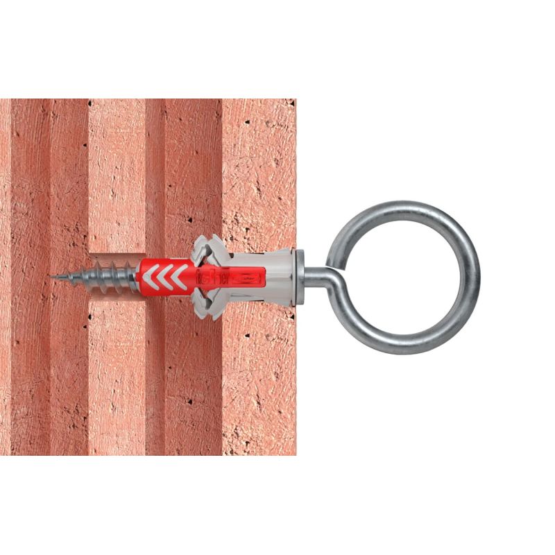 Dībeļi DUOPOWER ar O formas āķi 6x30, 4 gab.