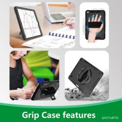 Rugged Case Grip for Apple iPad 11 ,A16, 2025, - iPad 10.9 ,10.Gen., black