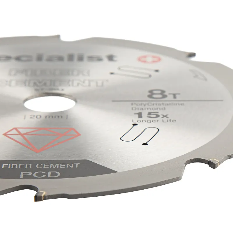 SPECIALIST+ griešanas disks šķiedru cementam, 8T 165 x 20 mm