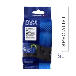 SPECIALIST+ lenta STANDART komp., 24 mm, melna - balta