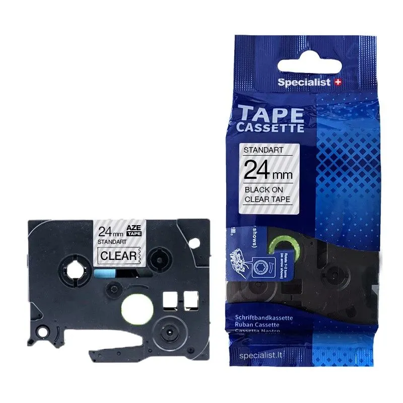 SPECIALIST+ lenta STRONG komp., 24 mm, melna - caurspīdīga