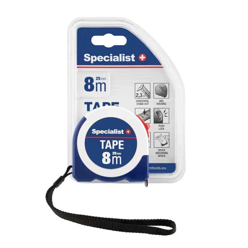 SPECIALIST+ ruletė TAPE 8 m, 25 mm