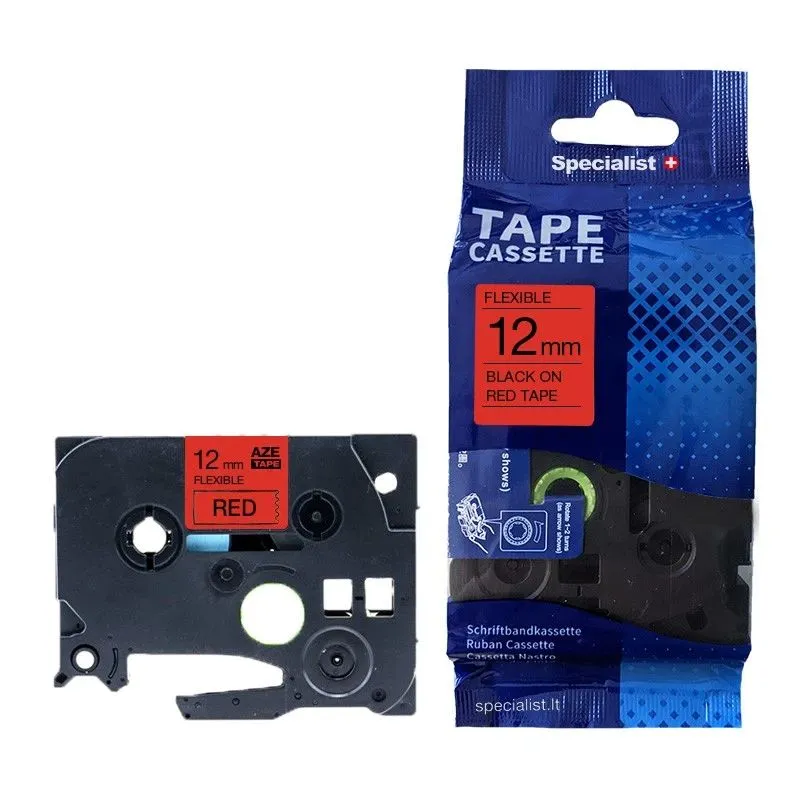 SPECIALIST+ lenta FLEXIBLE komp., 12 mm, melna - sarkana