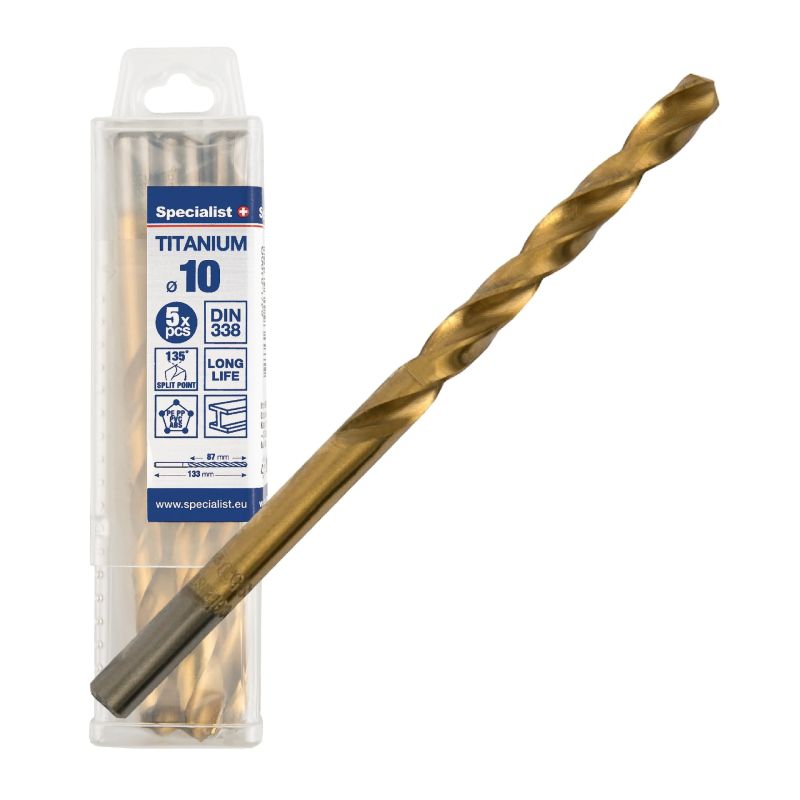SPECIALIST+ metāla urbis TITAN, 10 mm, 5 gab.