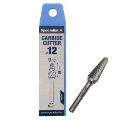SPECIALIST+ carbide rotary burr, KEL 12x28x6 mm