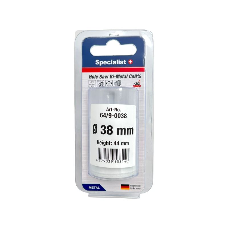 SPECIALIST+ augusaag BI-METAL, 38 mm