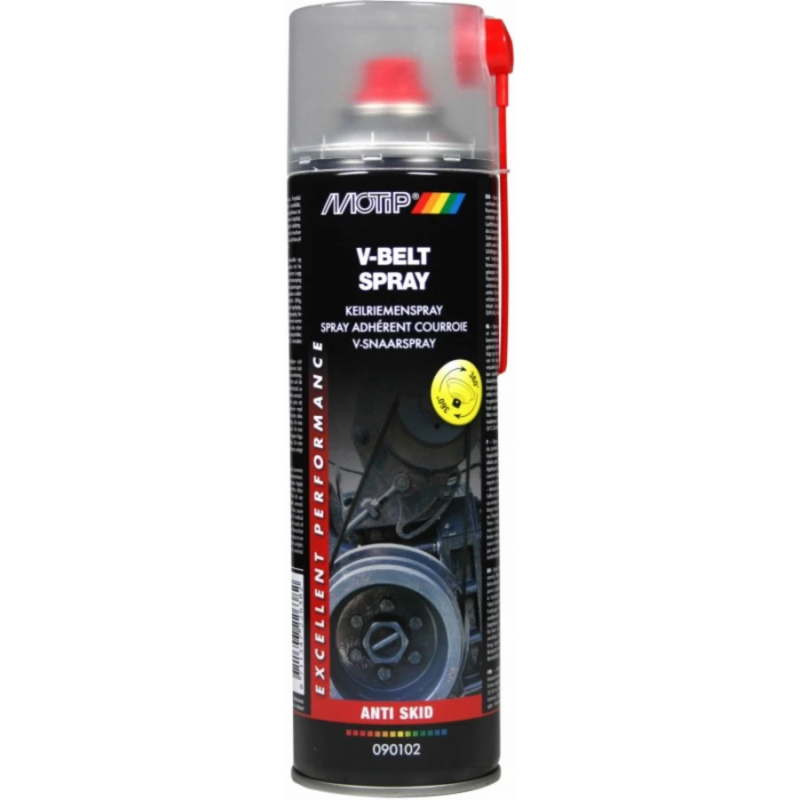 Ķīļsiksnas aerosols V-Belt Spray 500ml, Motip