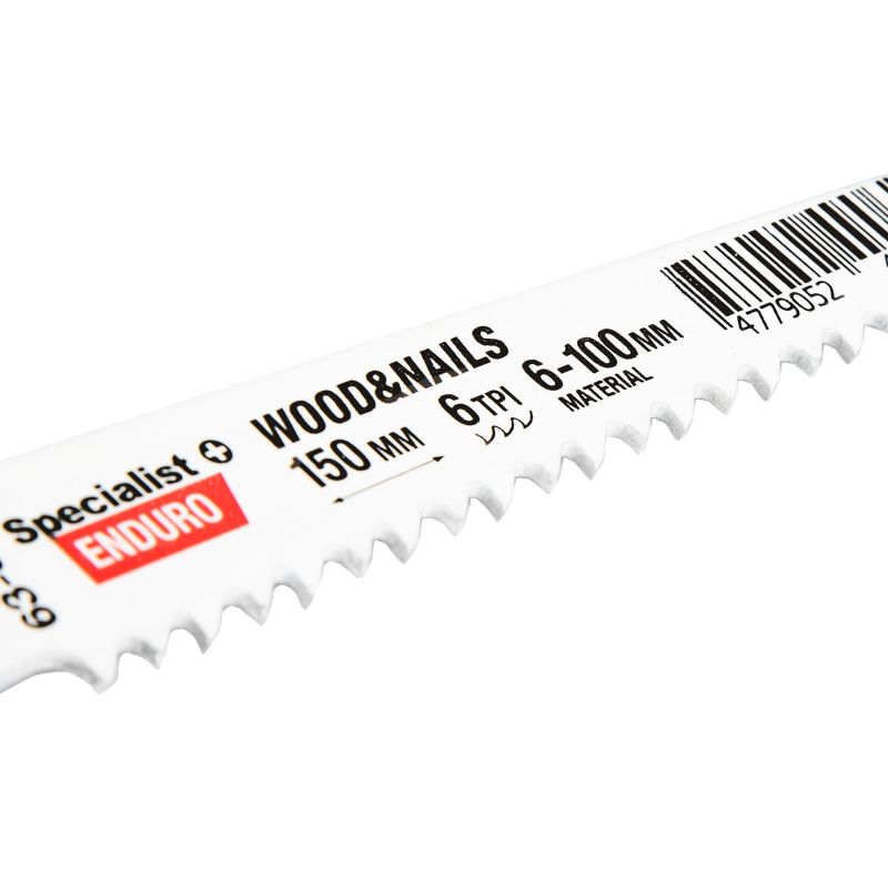 SPECIALIST+ tiigersae tera naeltega puidule, 150 mm, 6TPI