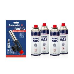 SPECIALIST+ gāzu un degļa komplekts ,4+1,