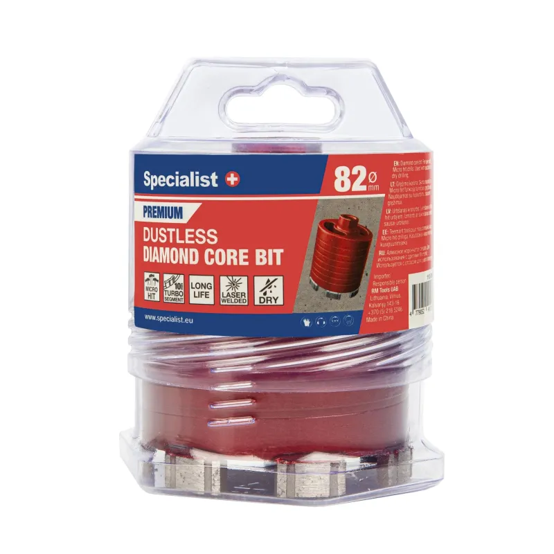 SPECIALIST+ dimanta urbšanas kronis PREMIUM, 82 mm