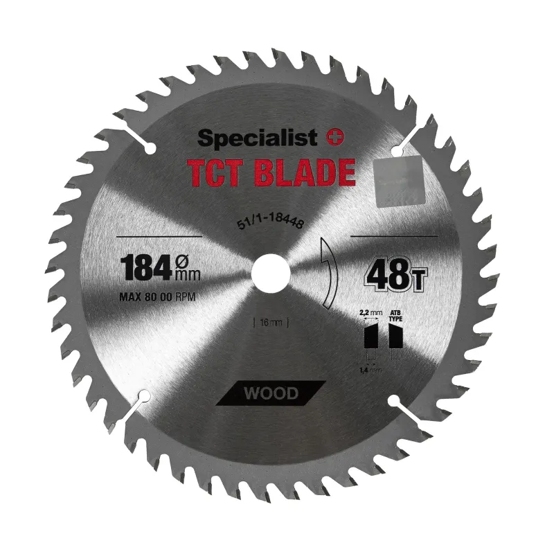 SPECIALIST+ griešana disks, 184 x 48T x 16 mm
