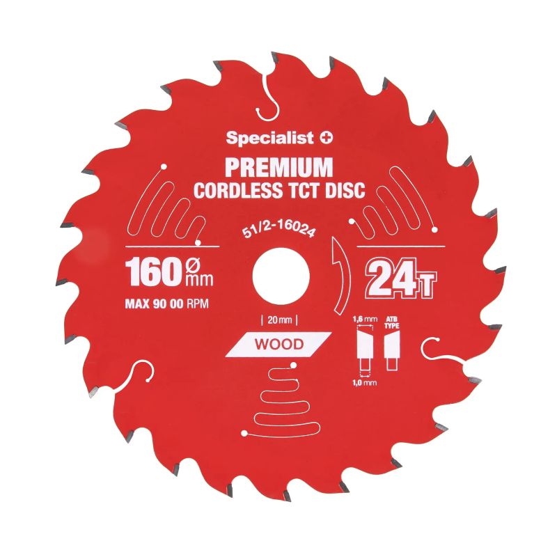 Cutting disc 160x24Tx20mm, Cordless PREMIUM, SPECIALIST+