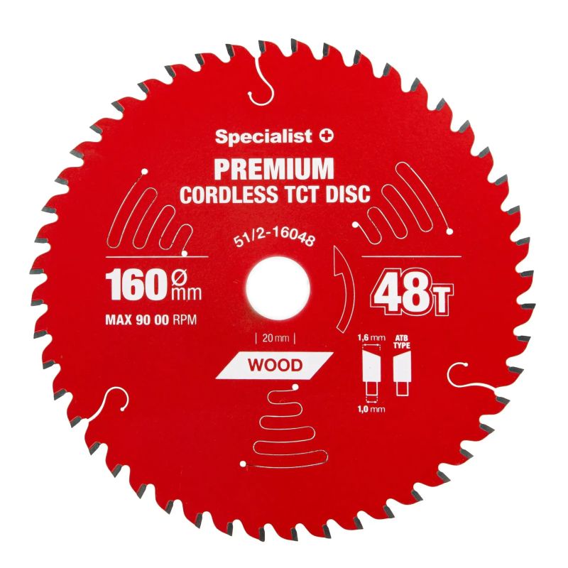 Griešanas disks 160x48Tx20mm, Cordless PREMIUM, SPECIALIST+