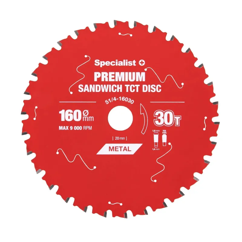 Pjovimo diskas 160x30Tx20mm, Sandwich PREMIUM, SPECIALIST+