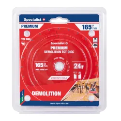 Cutting disc 165x24Tx20mm, Demolition PREMIUM, SPECIALIST+