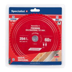 Griešanas disks 254x60Tx30mm, Multimaterial PREMIUM, SPECIALIST+