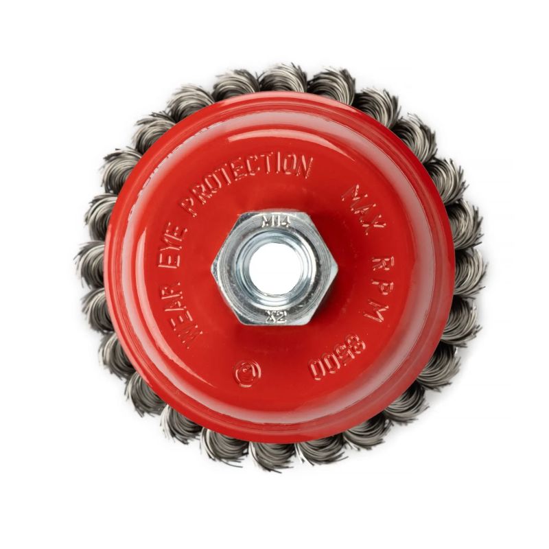 Savītās stieples kausa veida birste, 90 mm, M14, SPECIALIST+