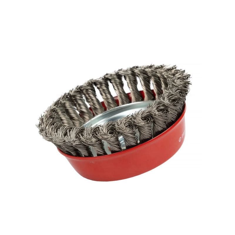 Savītās stieples kausa veida birste, 120 mm, M14, SPECIALIST+