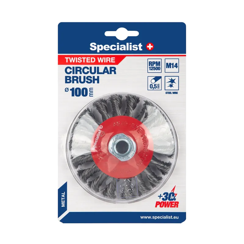 Stiepļu slīpripa ar vītņotu stiepli, 100 mm, M14, SPECIALIST +