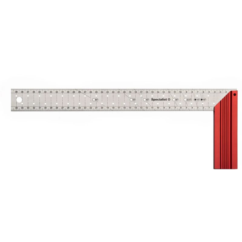 Nerūsējošā tērauda leņķmērs, 400 mm, SPECIALIST+