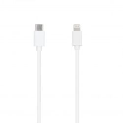 SEEK TOTI Type-C to Lightning, 1m PVC Data Cable 2A ,non-MFI,, White