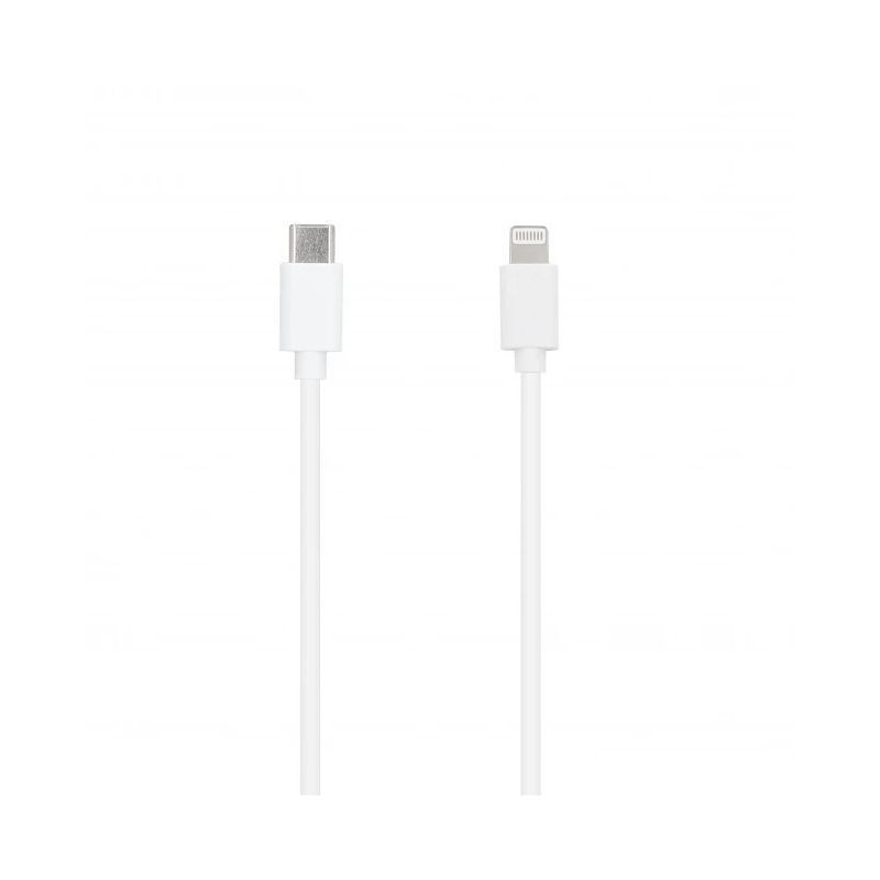 SEEK TOTI Type-C to Lightning, 1m PVC Data Cable 2A ,non-MFI,, White