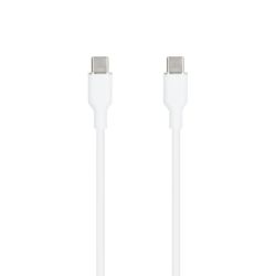 SEEK TOTI Type-C to Type-C, 1m Silicone Cable 3A, White