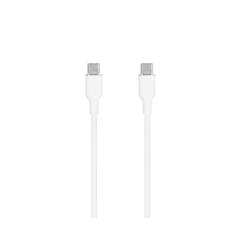 SEEK TOTI Type-C to Type-C, 1m Silicone Cable 3A, White
