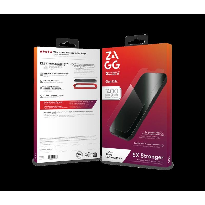 ZAGG Protection Bundle for iPhone 16e: Case with MagSafe and Screen Protector