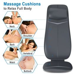 RENPHO Neck & Back Massage Cushion S Black