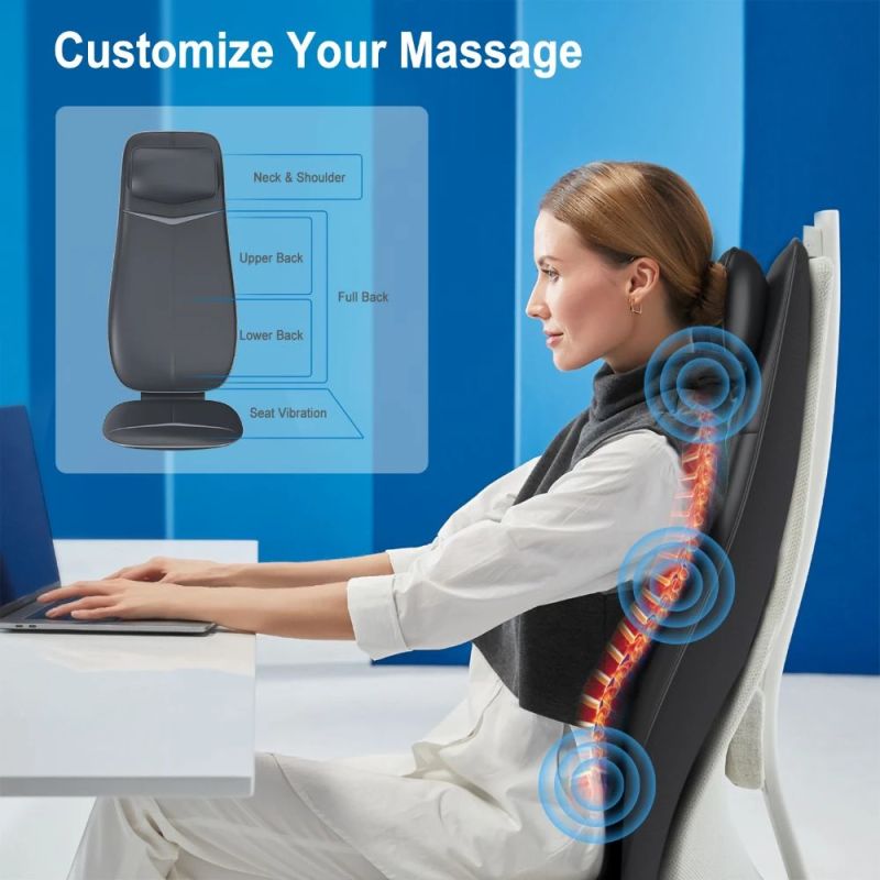 RENPHO Neck & Back Massage Cushion S Black