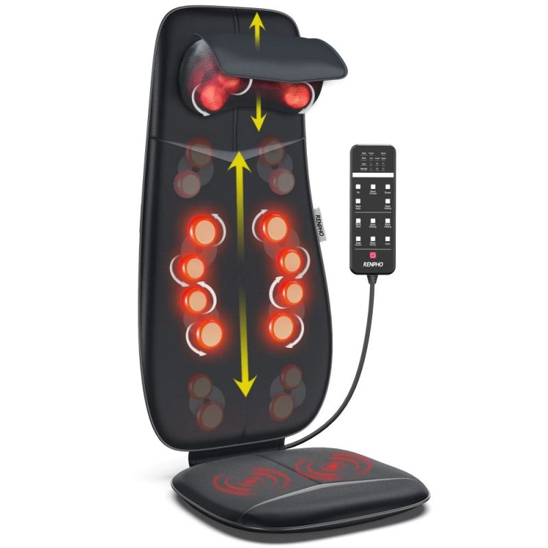 RENPHO Neck & Back Massage Cushion S Black