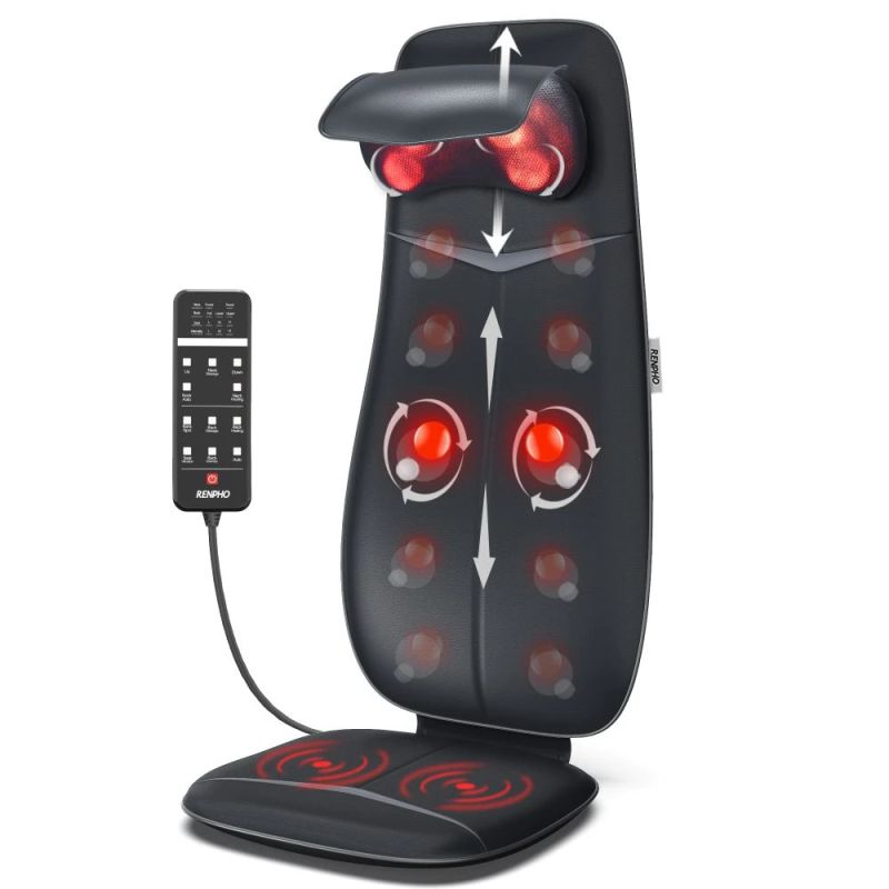 RENPHO Neck & Back Massage Cushion S Black