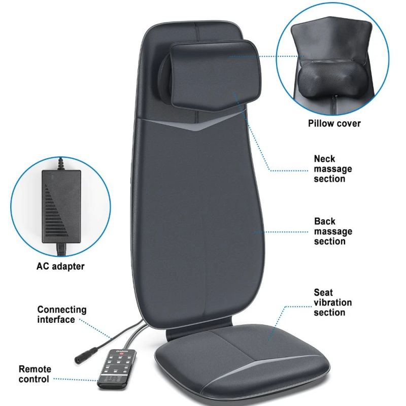 RENPHO Neck & Back Massage Cushion S Black