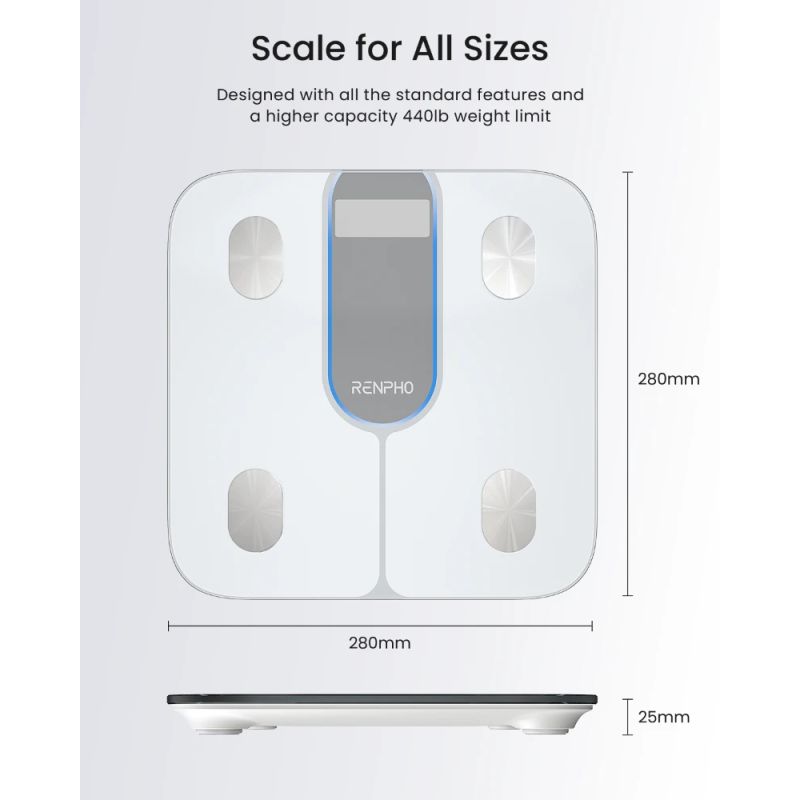 RENPHO Elis 1C Smart Body Scale White