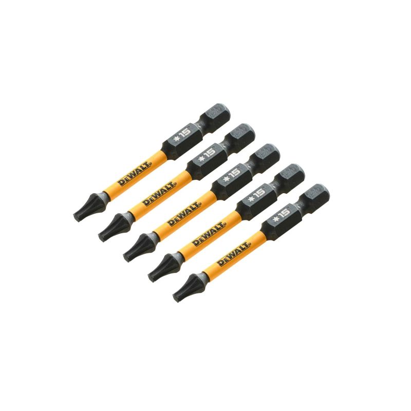 FLEXTORQ otsikud T15 57 mm, DeWALT, 5 tk