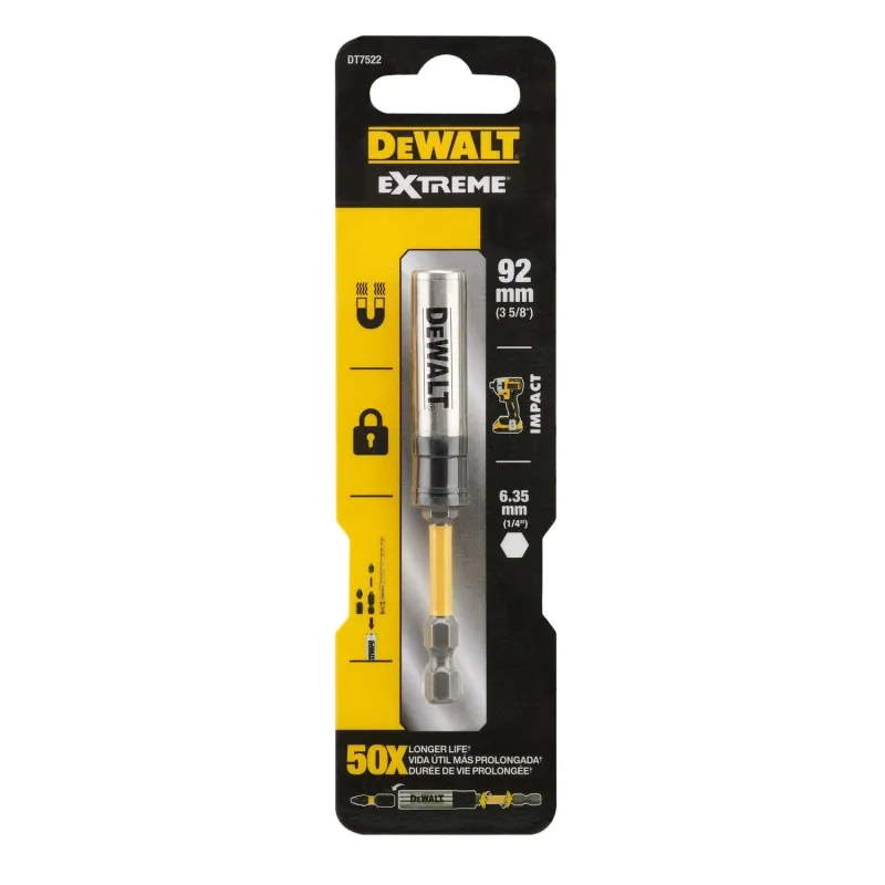 Magnētiskais fiksējamais uzgaļu turētājs 92 mm, 1-4, DeWALT