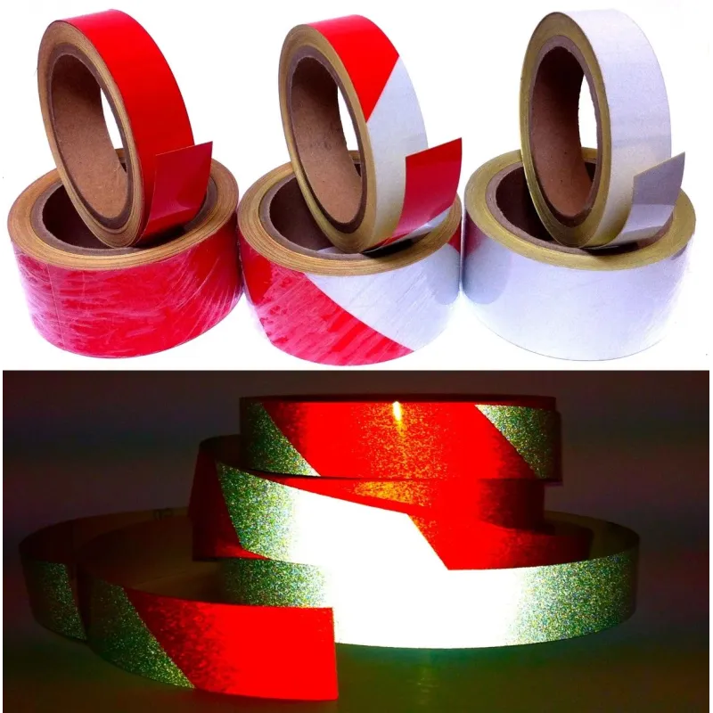 Reflekcijas sarkana lenta 50mmX10m