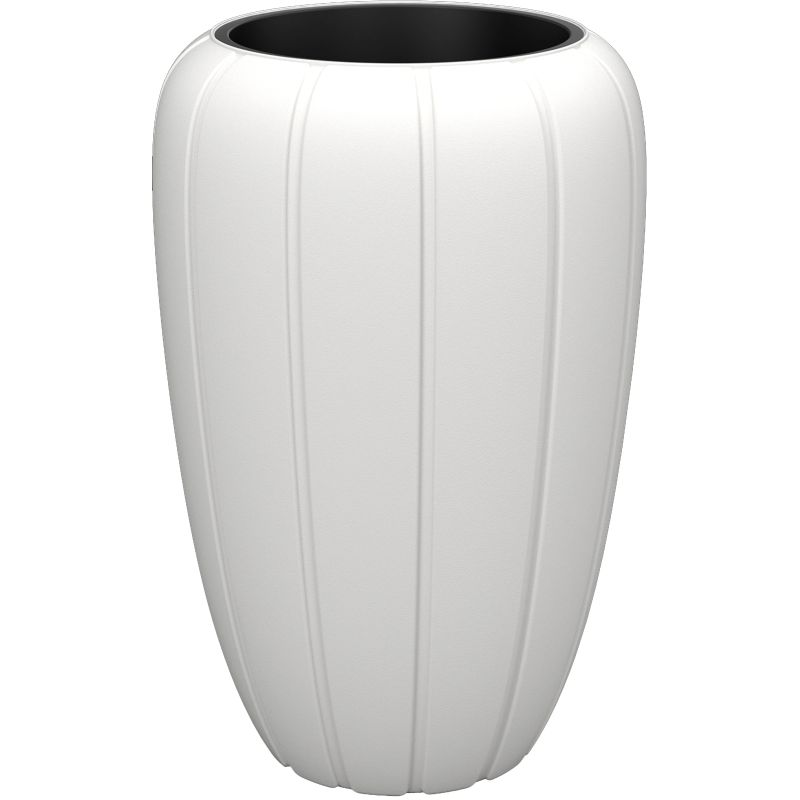 Puķu pods Gaja 615x400mm, 12.5L balts